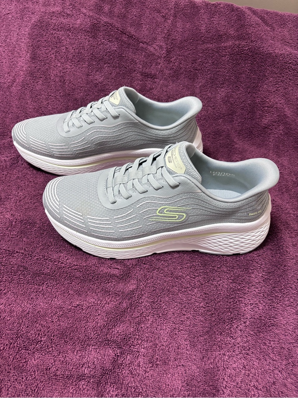 Skechers Hands-Free Light Gray Women's Slip-On Sneakers